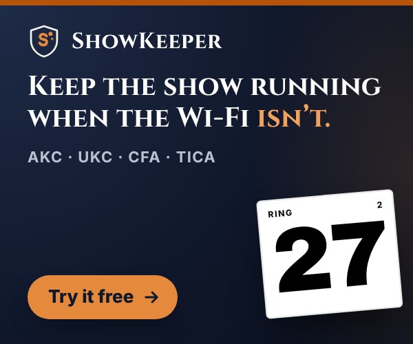 ShowKeeper: Keep the show running when the Wi-Fi isn't. Entry and ring software for dog and cat clubs, AKC, UKC, CFA and TICA. Free to try.